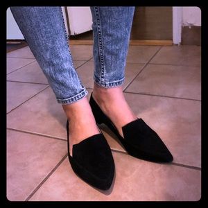 Nine West Abay Smoking flats Black suede
